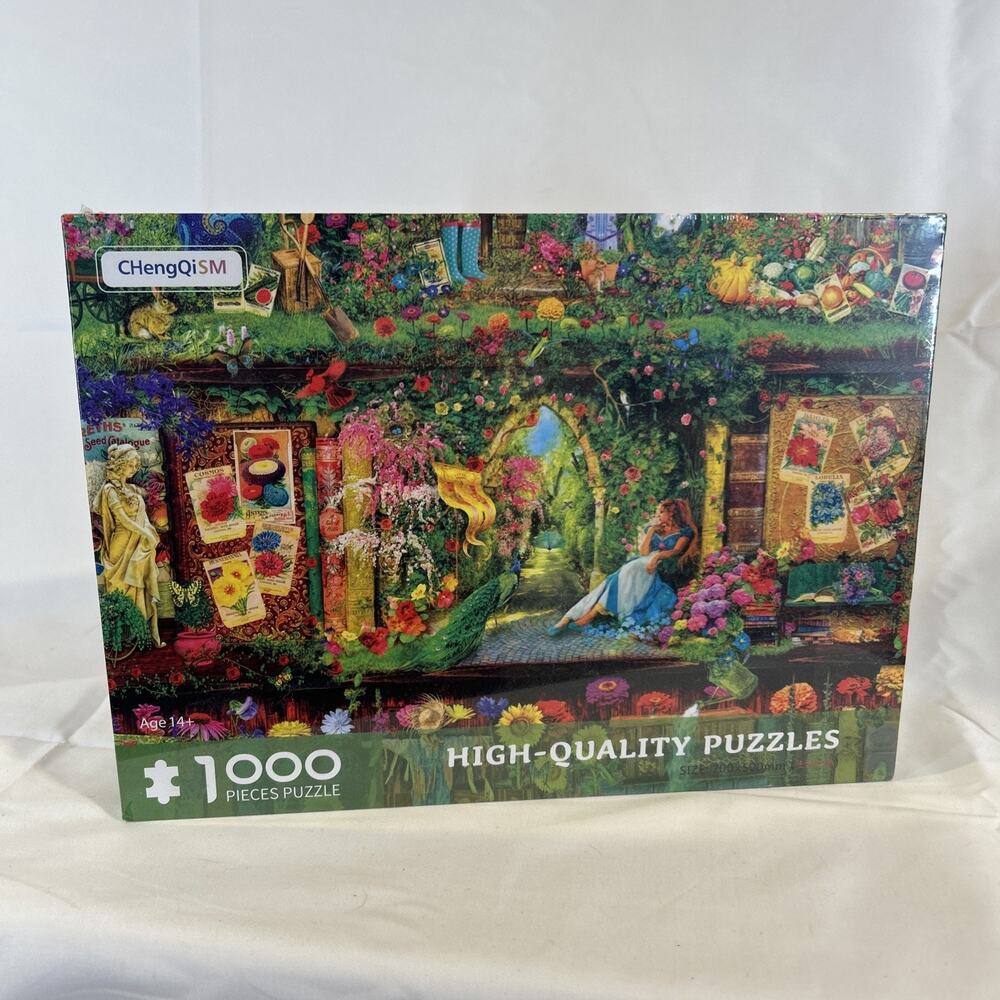 Jigsaw Puzzle Secret Garden Floral Art CHenggQiSM 1000 Pieces Adult SEALED NEW